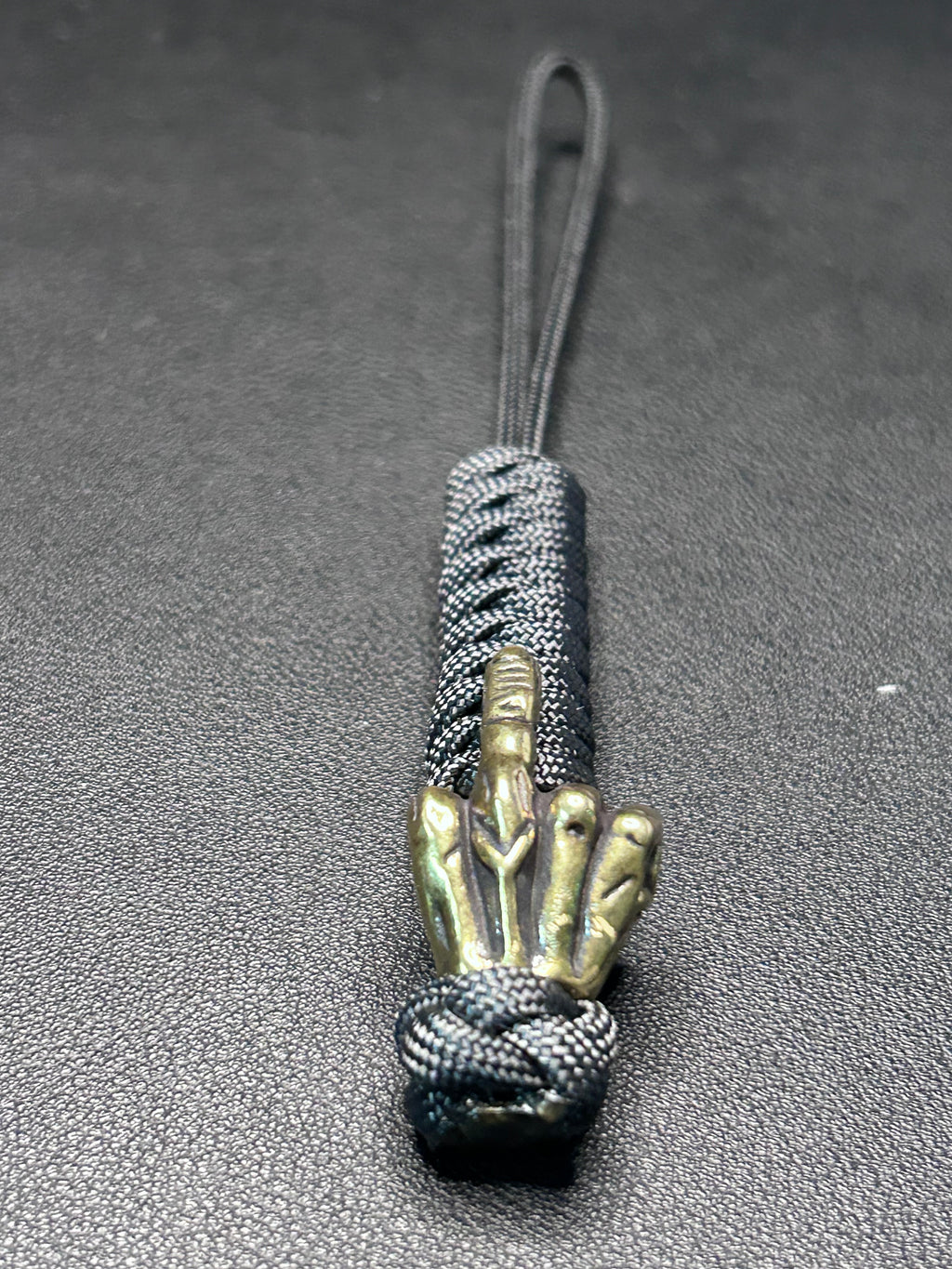 Beaded knife lanyard